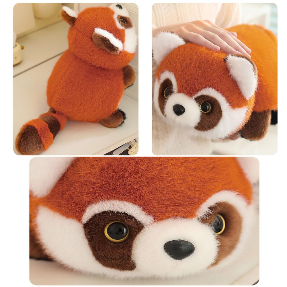 Flip and cuddle panda plush