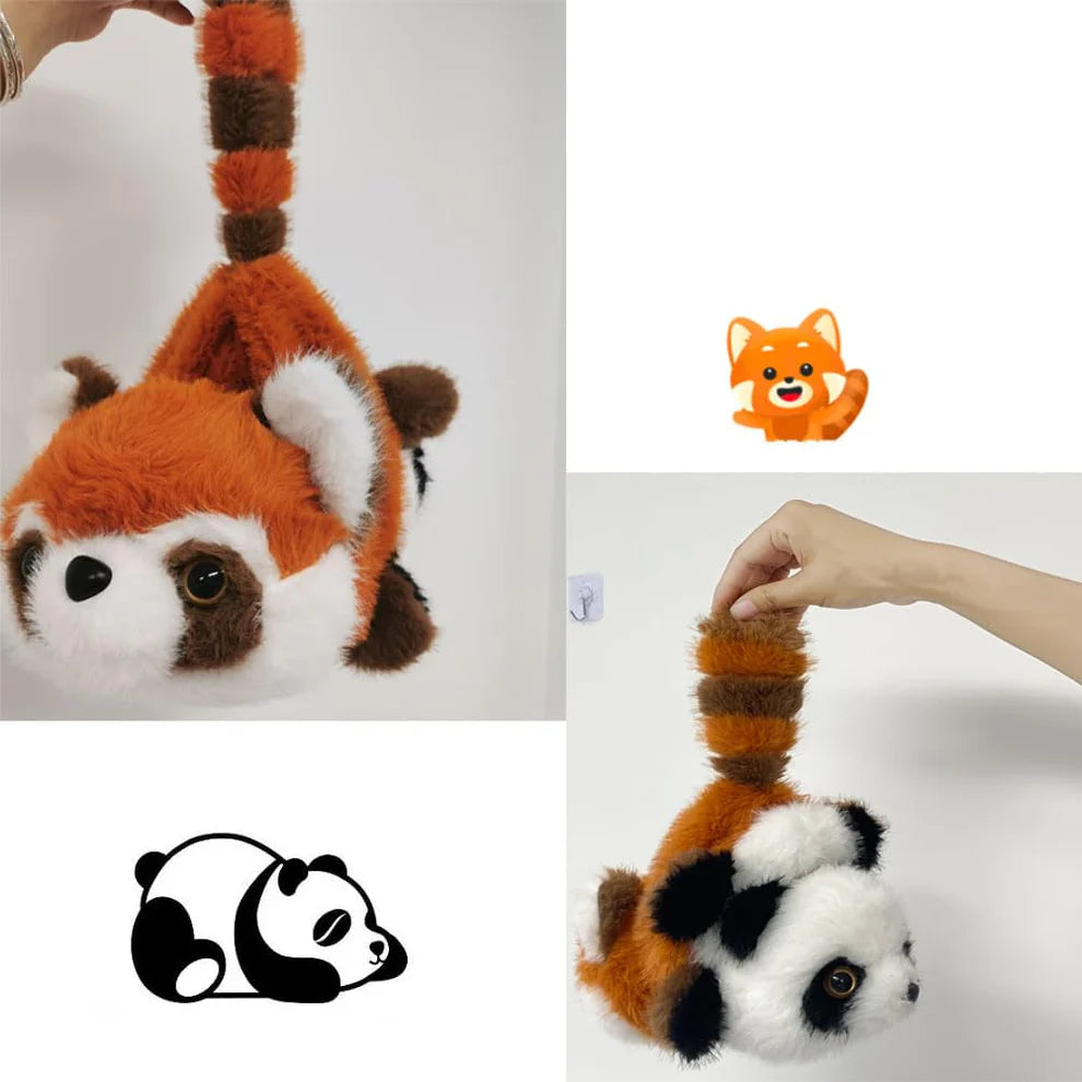 2-in-1 Reversible Mini Panda (Red Panda to Black Panda)