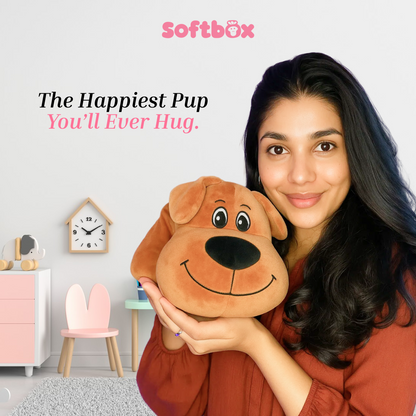 Reversible Puppy Plush