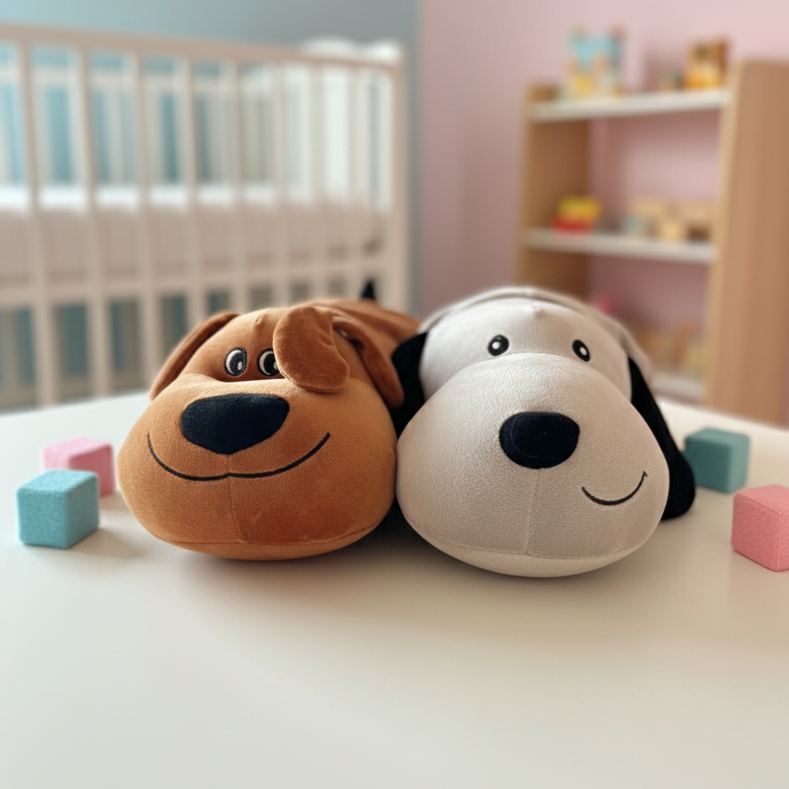 Reversible Puppy Plush